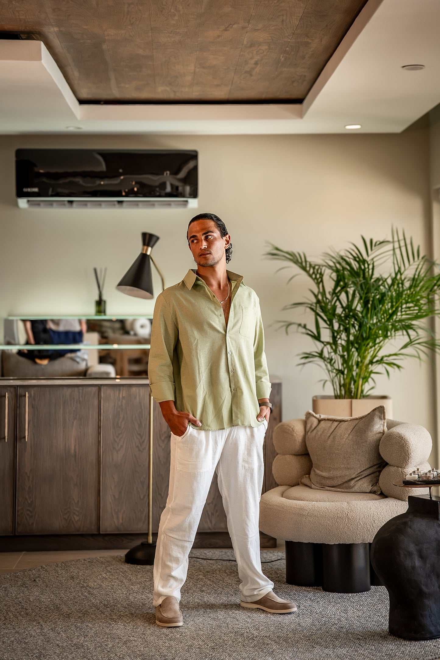 ZARZII ™ | MONACO FLEECE LINEN COMBO Old