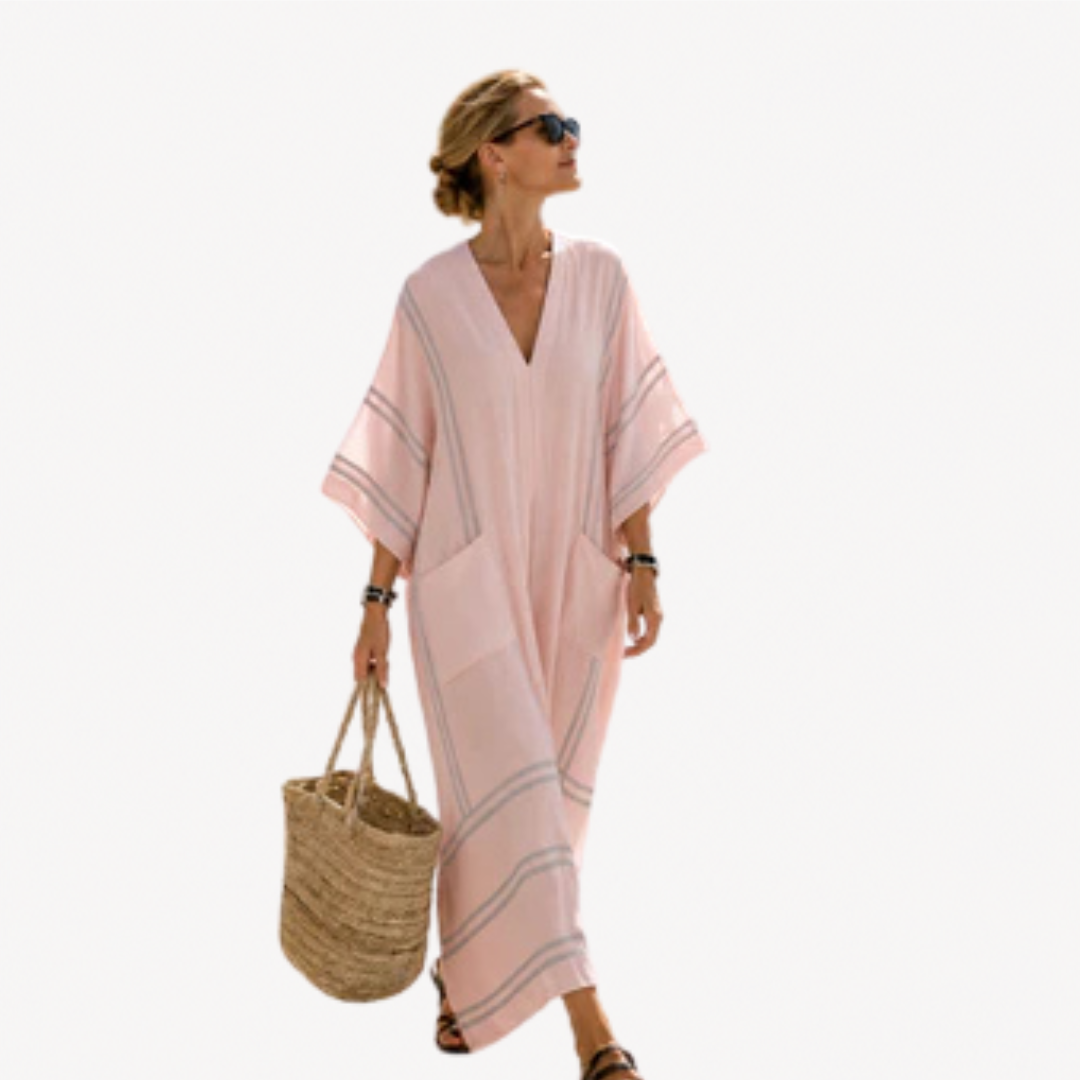 AMALIA™ | Le Caftan Fluide Qui Sublime Sans Mouler