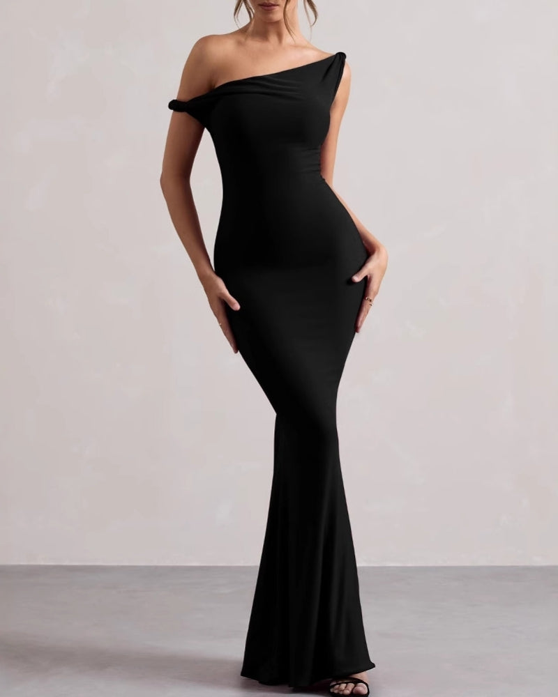 ZARZII ™ | KAWAII ONE SHOULDER  BODYCON DRESS
