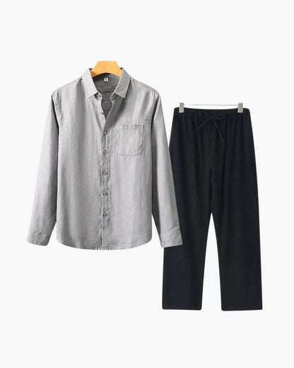ZARZII ™ | MONACO FLEECE LINEN COMBO Old