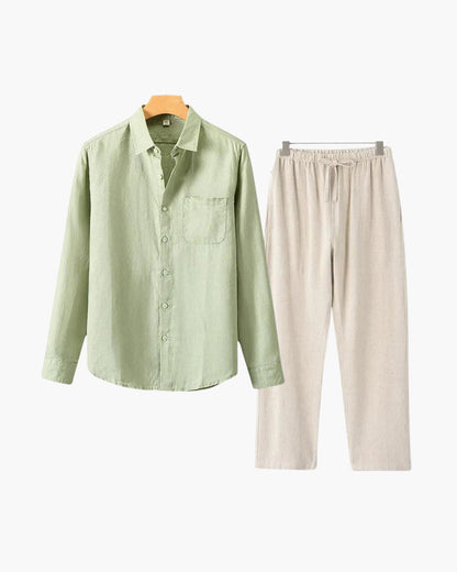 ZARZII ™ | MONACO FLEECE LINEN COMBO Old