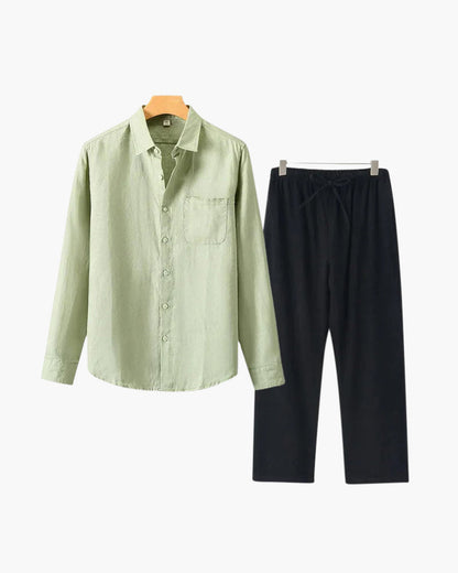 ZARZII ™ | MONACO FLEECE LINEN COMBO Old