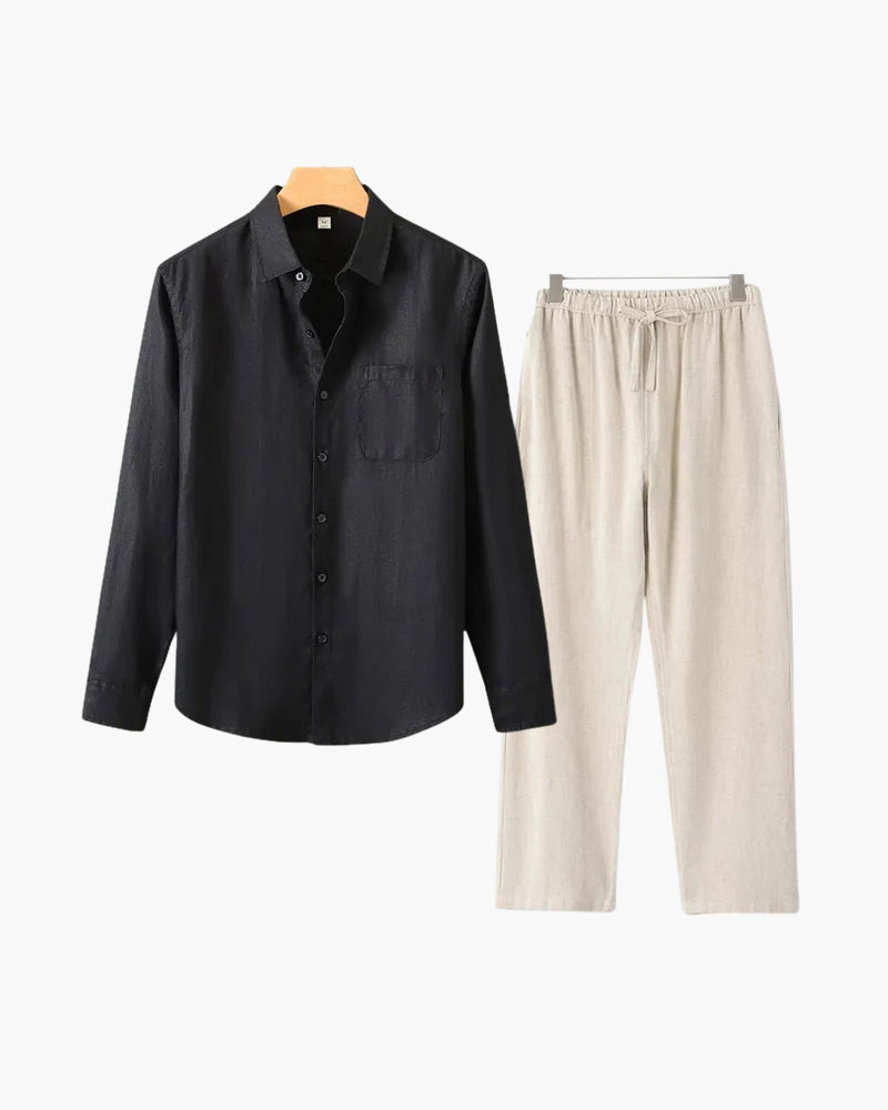 ZARZII ™ | MONACO FLEECE LINEN COMBO Old