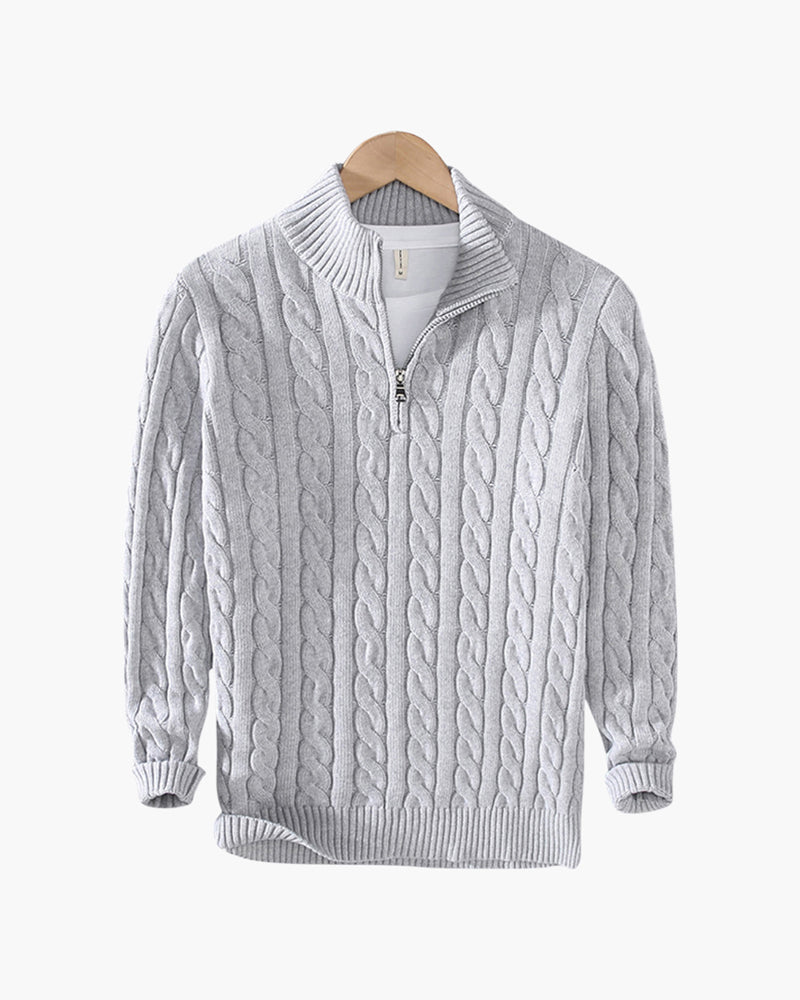 ZARZII ™ | VERBIER HALF ZIP SWEATER