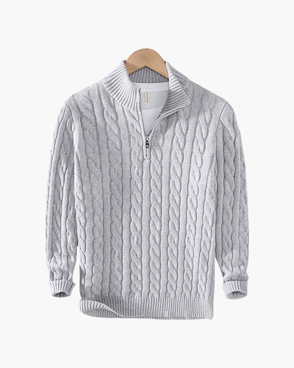 ZARZII ™ | VERBIER HALF ZIP SWEATER