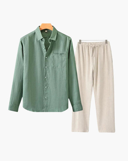 ZARZII ™ | MONACO FLEECE LINEN COMBO Old