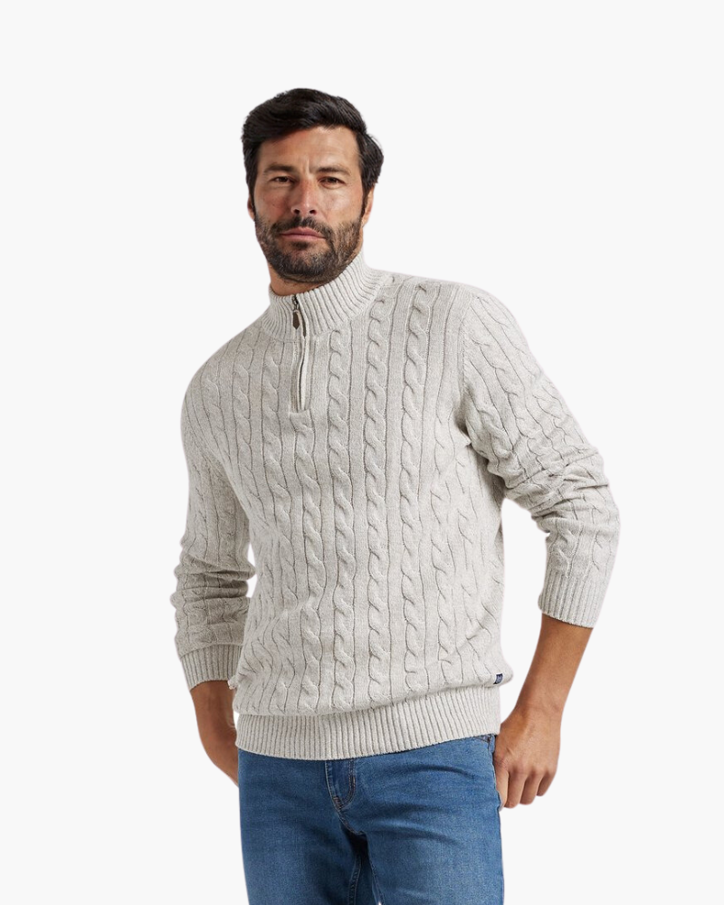 ZARZII ™ | VERBIER HALF ZIP SWEATER