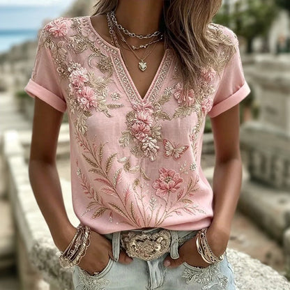 FLORA™ | Blouse Fleurie qui Illumine Instantanément la Tenue - ZARZII