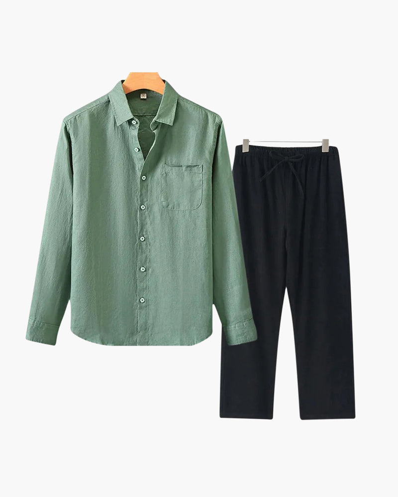 ZARZII ™ | MONACO FLEECE LINEN COMBO Old