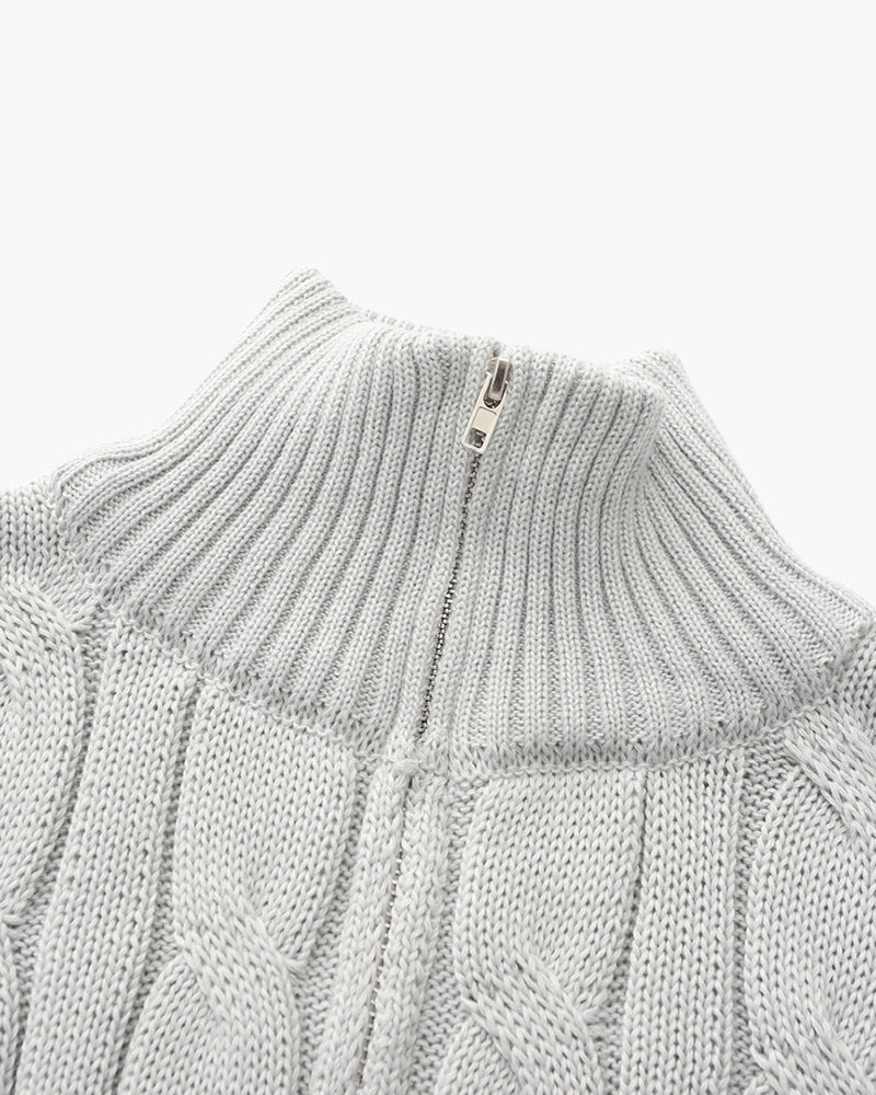 ZARZII ™ | VERBIER HALF ZIP SWEATER