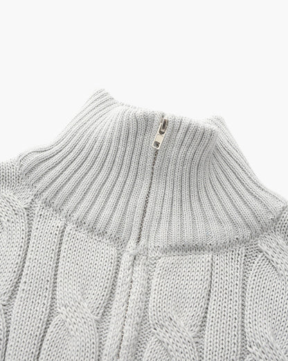 ZARZII ™ | VERBIER HALF ZIP SWEATER