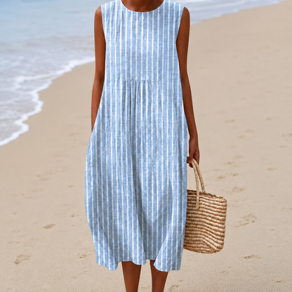 Livia™ | Robe midi fleurie fluide qui sublime la silhouette - ZARZII