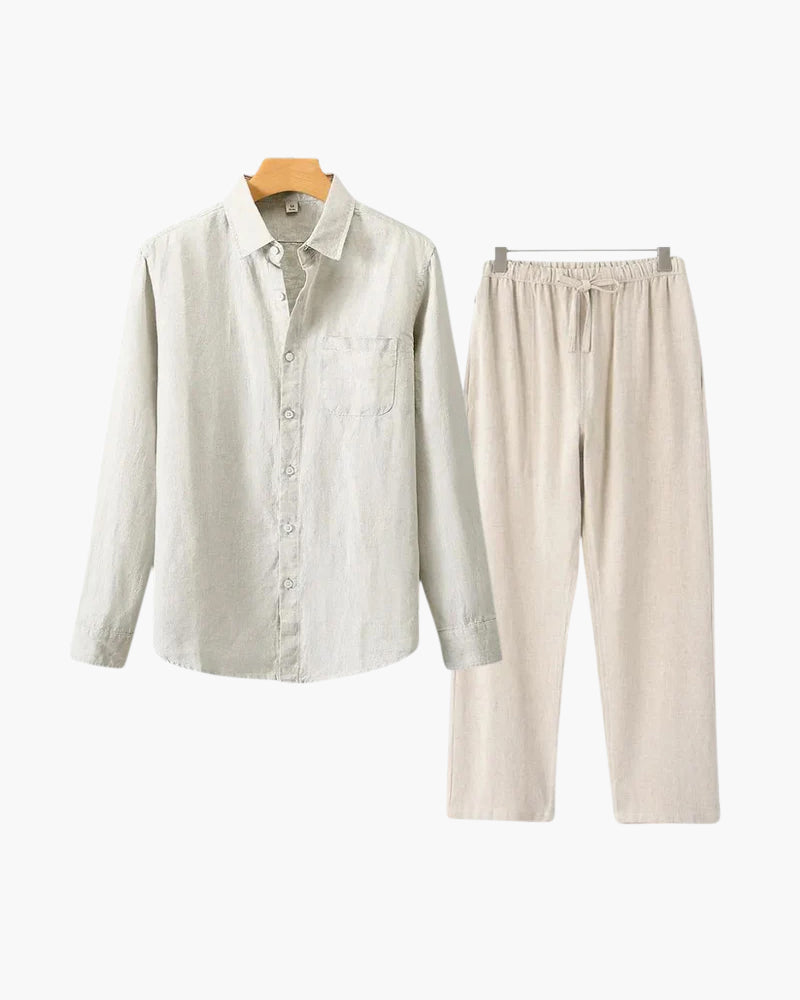 ZARZII ™ | MONACO FLEECE LINEN COMBO Old