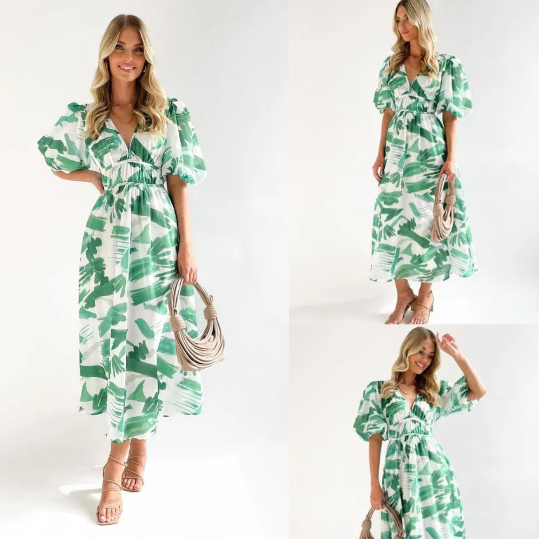 Evelyn's The Sandrine Elegance Midi Dress