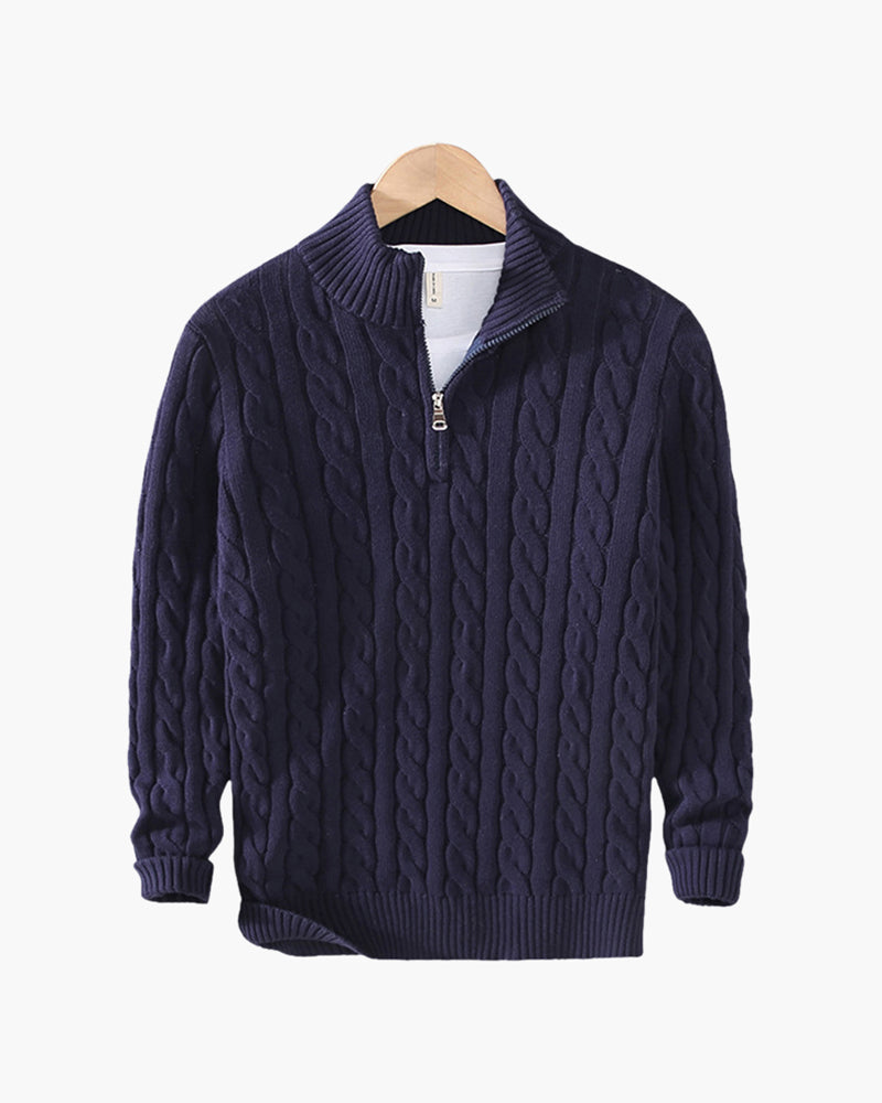 ZARZII ™ | VERBIER HALF ZIP SWEATER