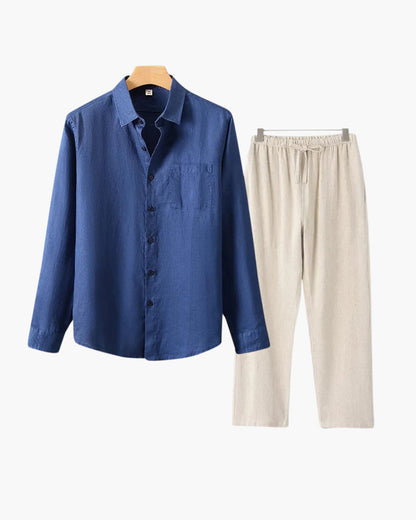 ZARZII ™ | MONACO FLEECE LINEN COMBO Old