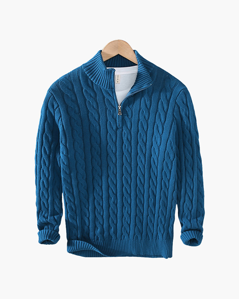 ZARZII ™ | VERBIER HALF ZIP SWEATER