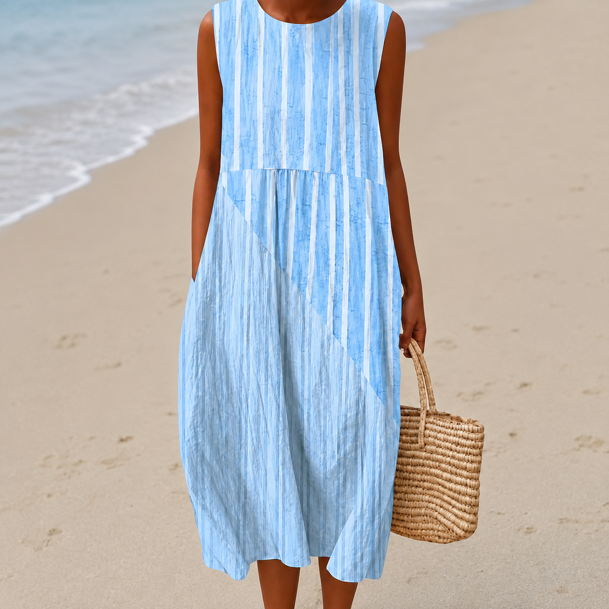 Livia™ | Robe midi fleurie fluide qui sublime la silhouette