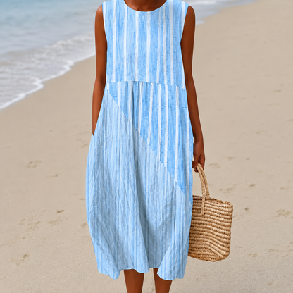 Livia™ | Robe midi fleurie fluide qui sublime la silhouette - ZARZII