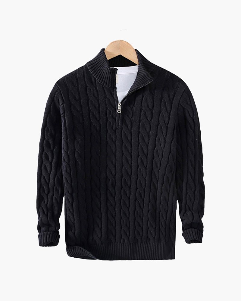 ZARZII ™ | VERBIER HALF ZIP SWEATER