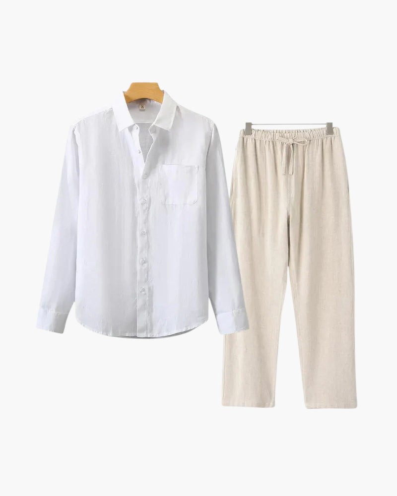 ZARZII ™ | MONACO FLEECE LINEN COMBO Old