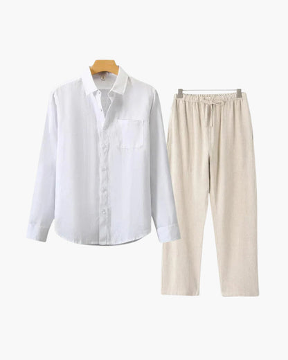 ZARZII ™ | MONACO FLEECE LINEN COMBO Old