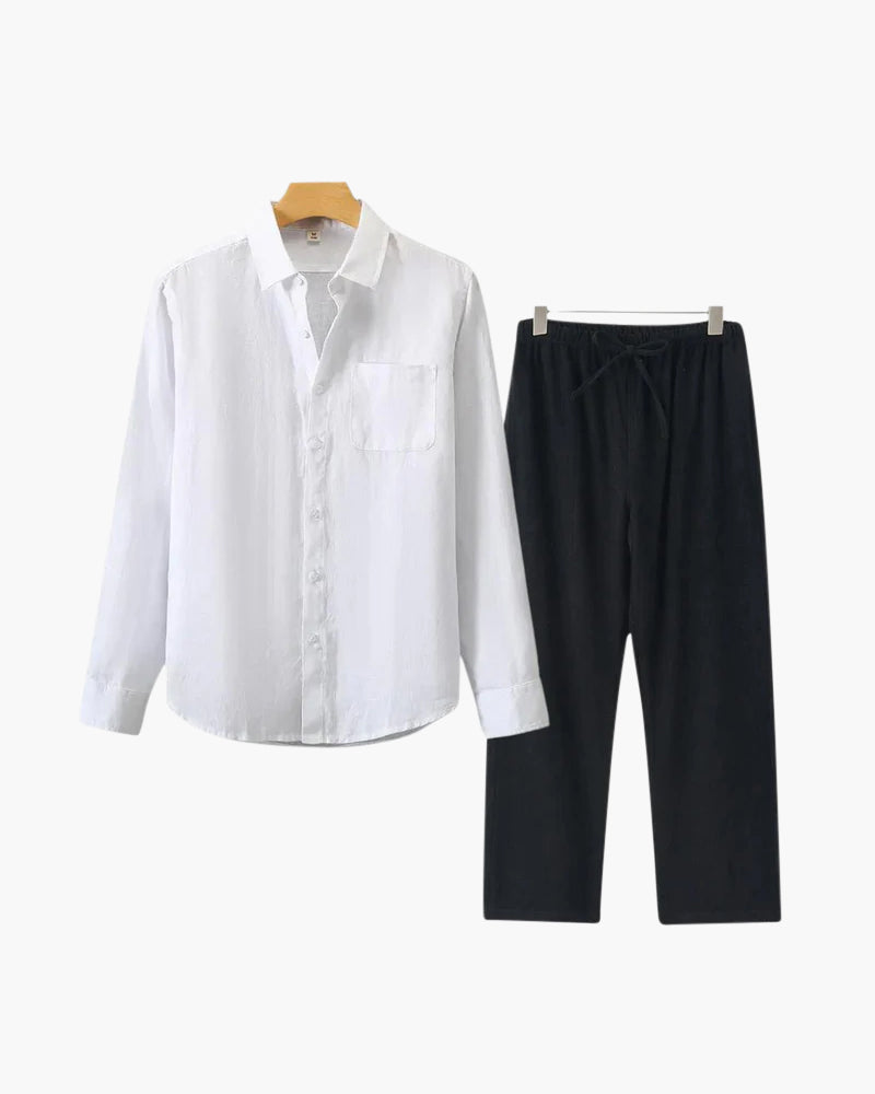 ZARZII ™ | MONACO FLEECE LINEN COMBO Old