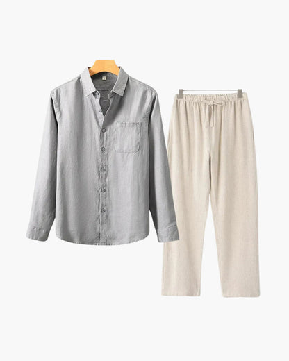 ZARZII ™ | MONACO FLEECE LINEN COMBO Old