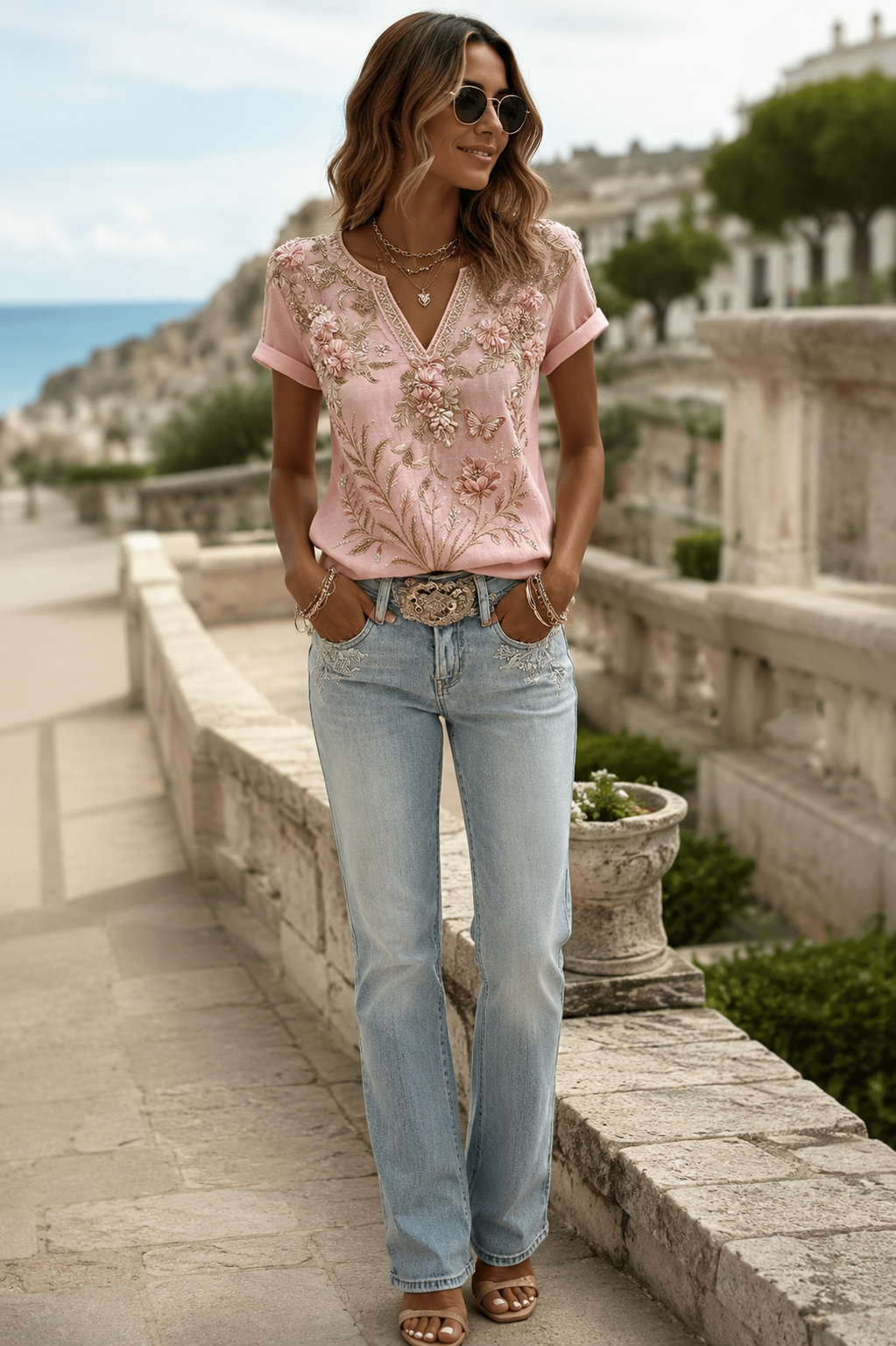 FLORA™ | Blouse Fleurie qui Illumine Instantanément la Tenue - ZARZII
