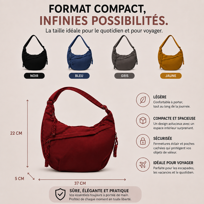 NARA™ | Sac Bandoulière Organisé & Élégant