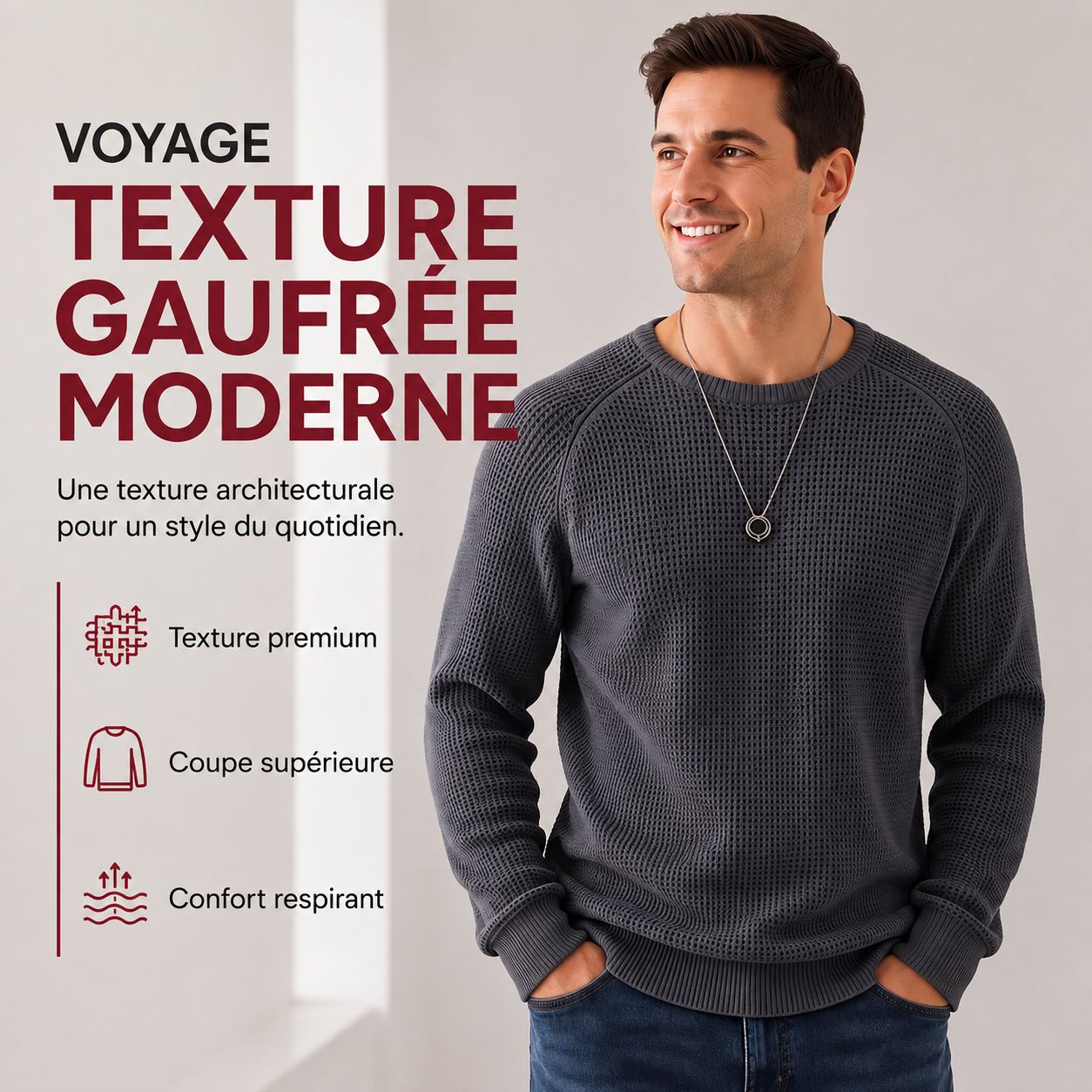 Élio™ | Le Pull Élégant & Confortable du Quotidien.