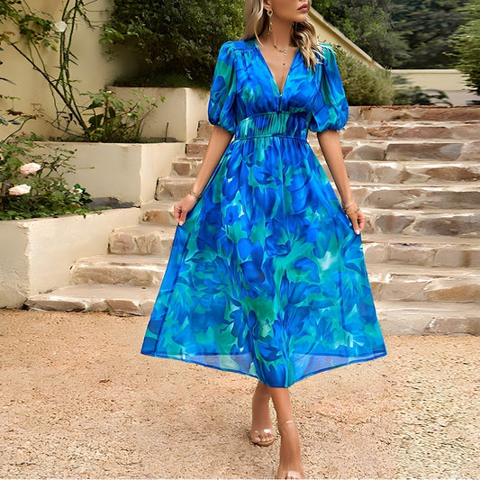Evelyn's The Sandrine Elegance Midi Dress
