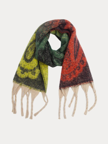 Soft Warm Tassel Shawl Scarf