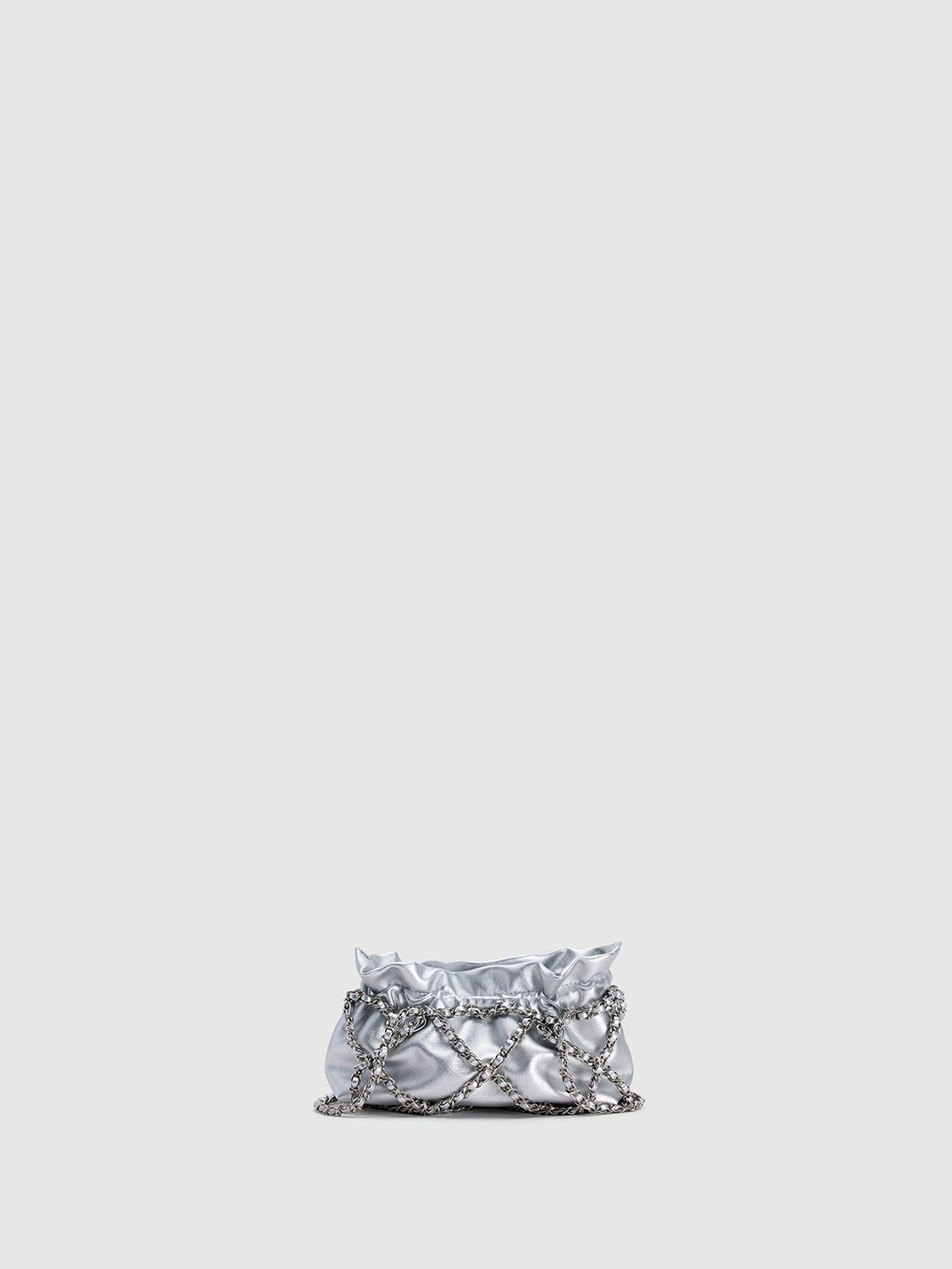 Chain Ruched Shoulder Bag