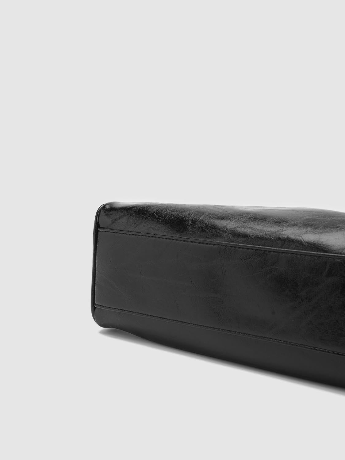 Faux Leather Belt Detail Handle Shoulder Bags