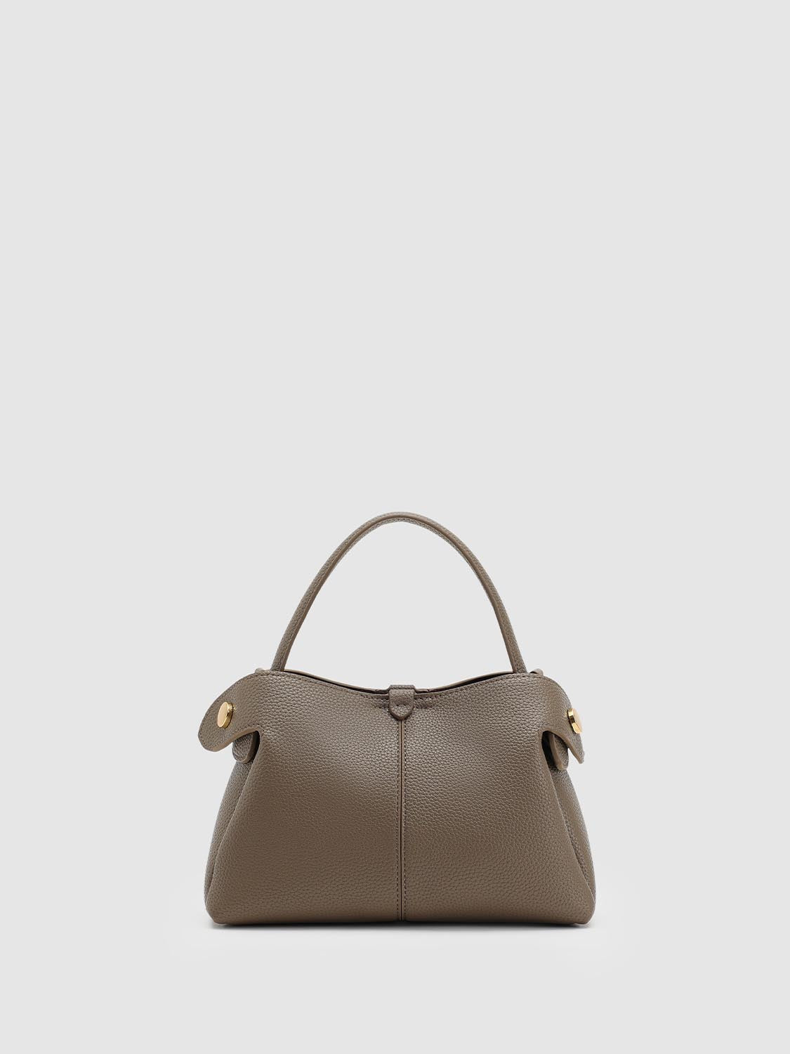 Faux Leather Handle Shoulder Bags