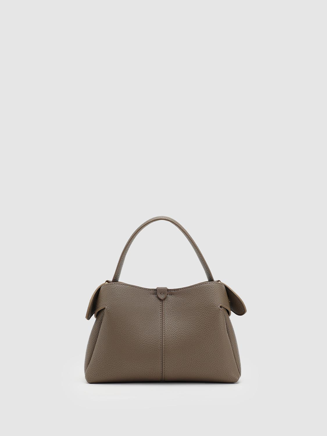 Faux Leather Handle Shoulder Bags