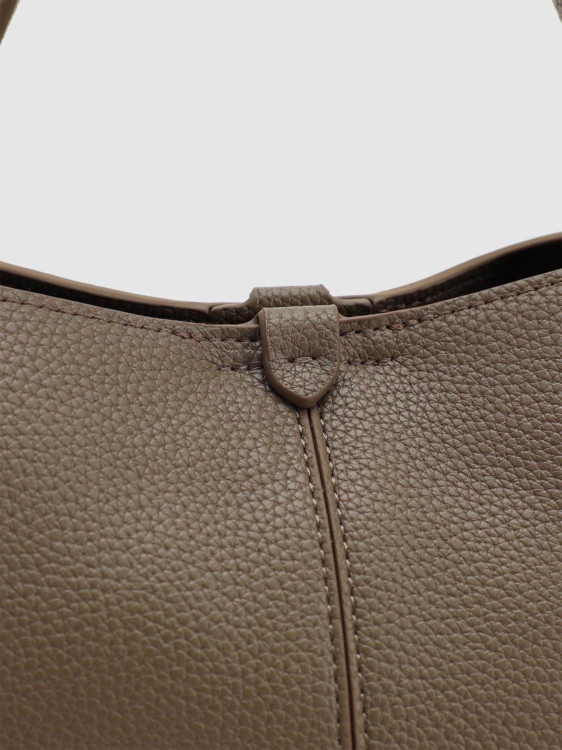Faux Leather Handle Shoulder Bags