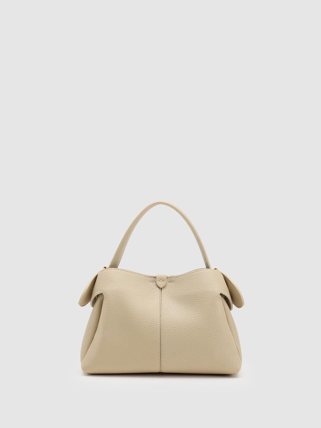 Faux Leather Handle Shoulder Bags