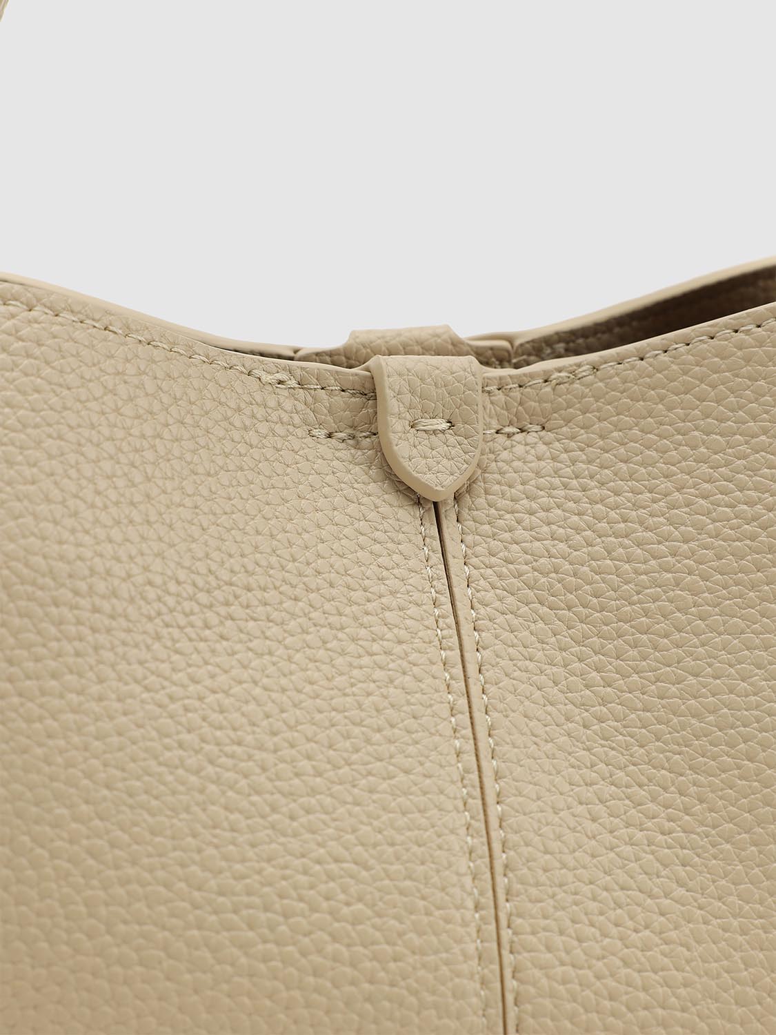 Faux Leather Handle Shoulder Bags