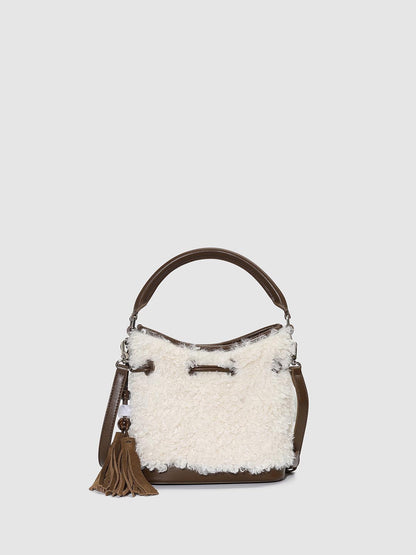 Fluffy Handle Shoulder Bags