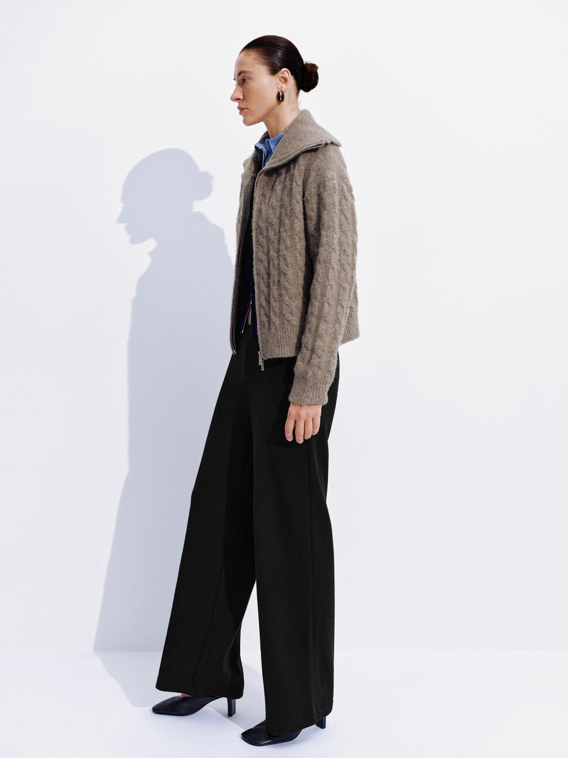 Ferland ™ | Full Zip Braid Knitted Cardigans