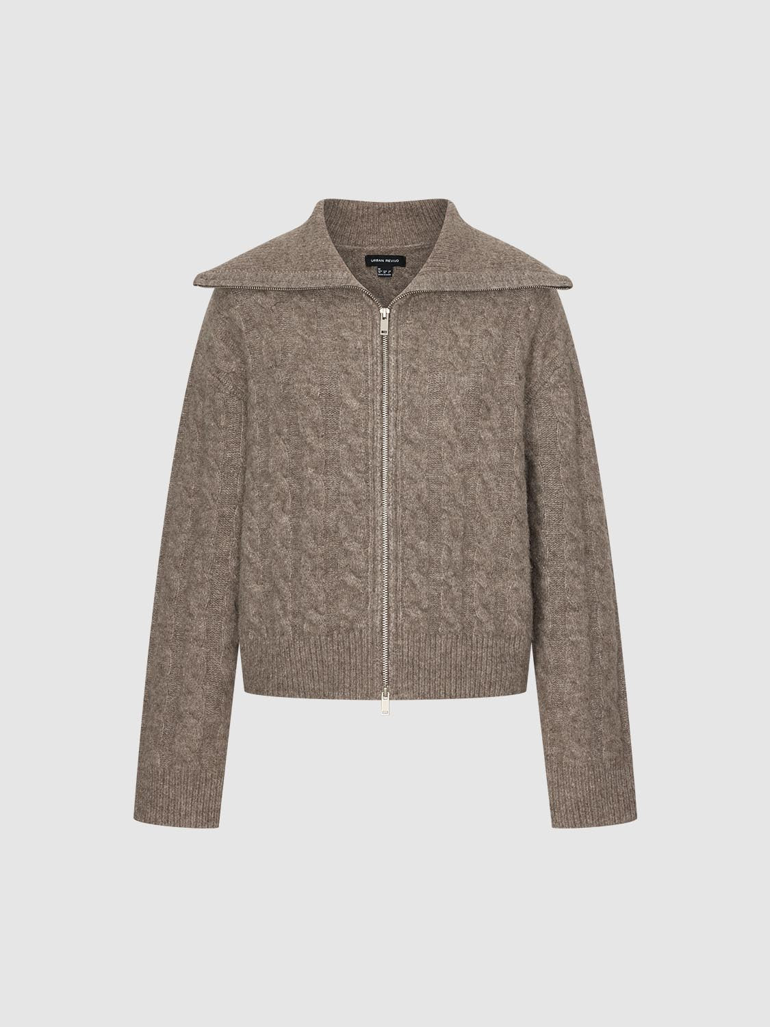 Ferland ™ | Full Zip Braid Knitted Cardigans