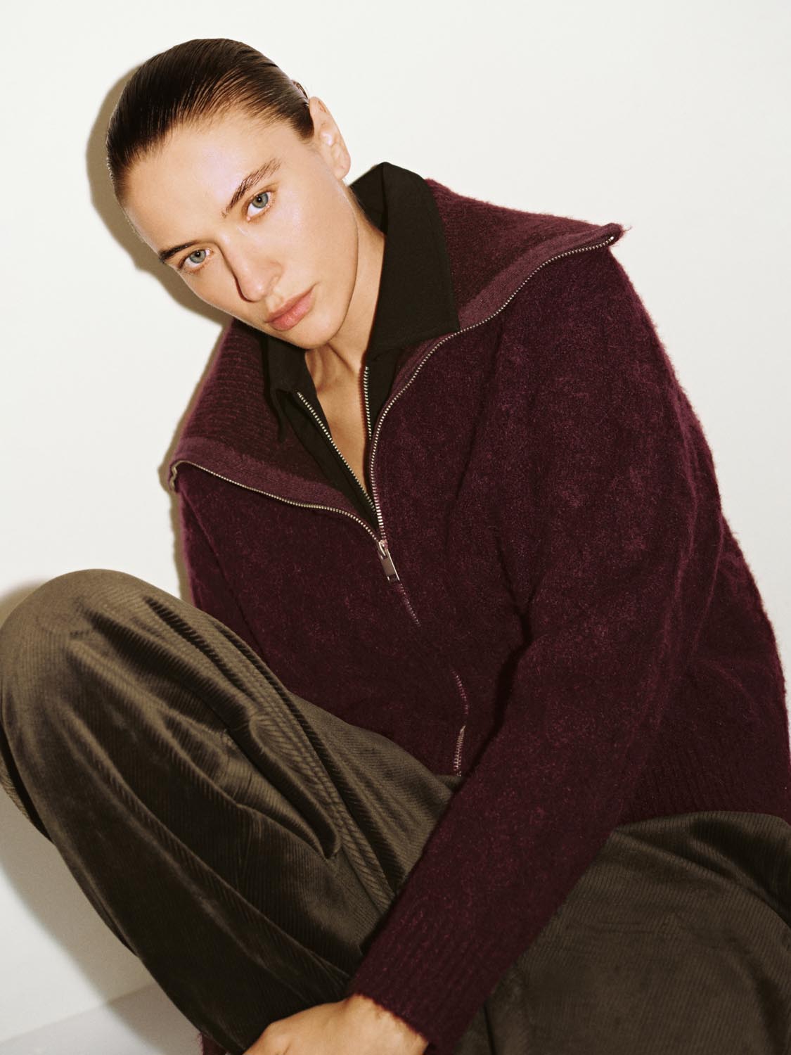 Ferland ™ | Full Zip Braid Knitted Cardigans