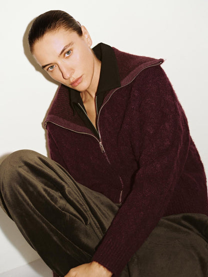 Ferland ™ | Full Zip Braid Knitted Cardigans