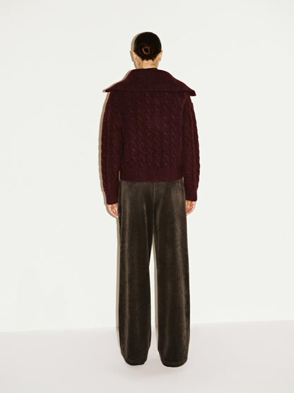 Ferland ™ | Full Zip Braid Knitted Cardigans