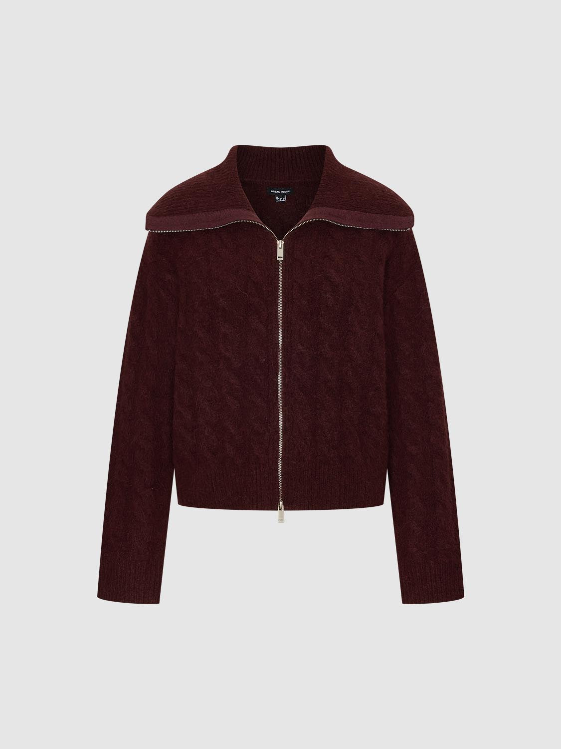 Ferland ™ | Full Zip Braid Knitted Cardigans