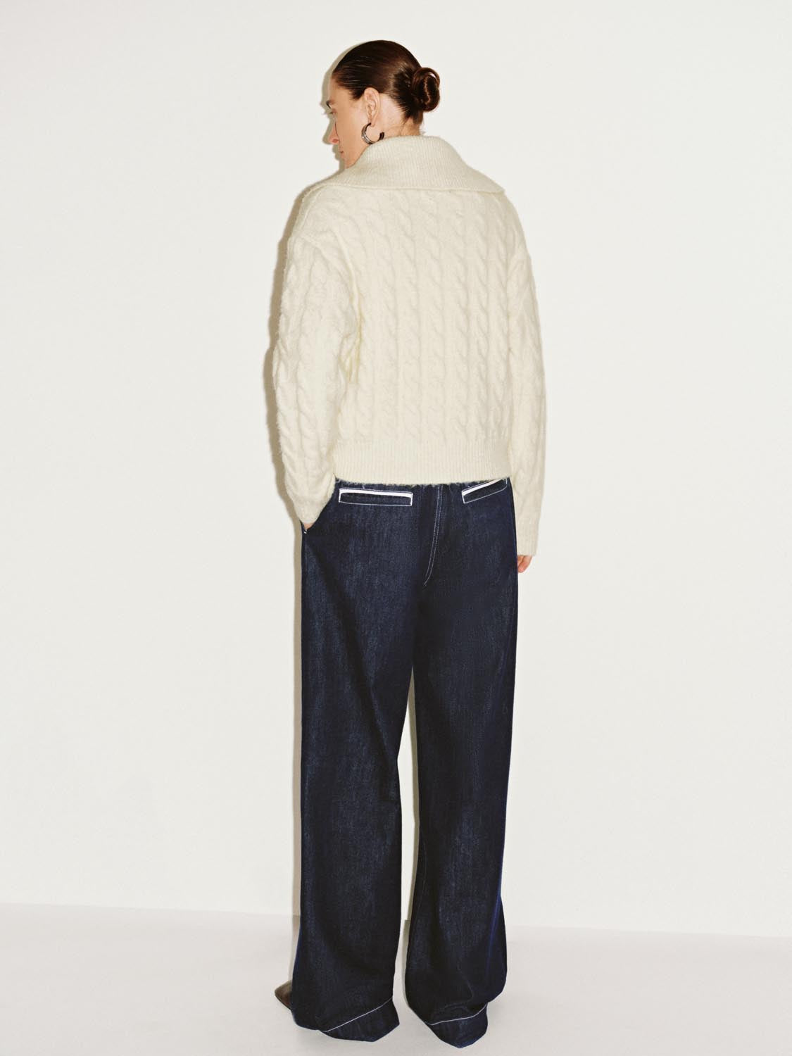 Ferland ™ | Full Zip Braid Knitted Cardigans