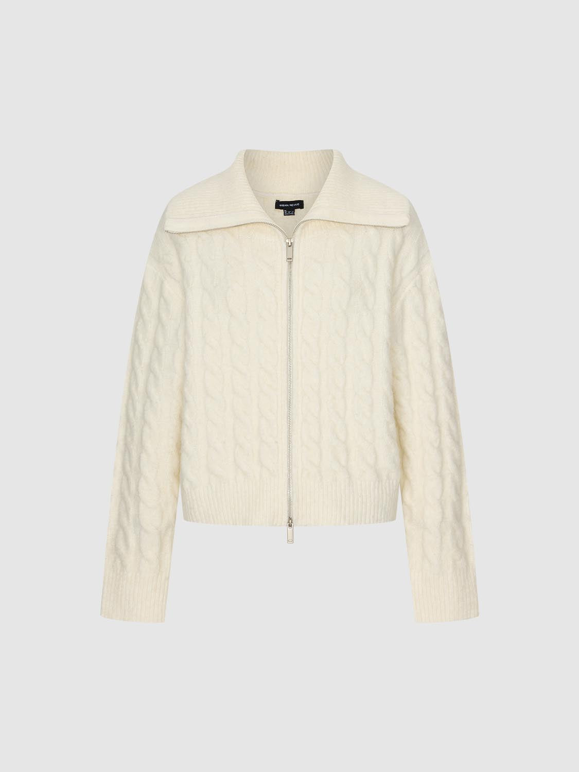 Ferland ™ | Full Zip Braid Knitted Cardigans