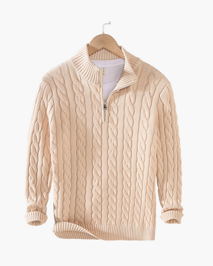 ZARZII ™ | VERBIER HALF ZIP SWEATER